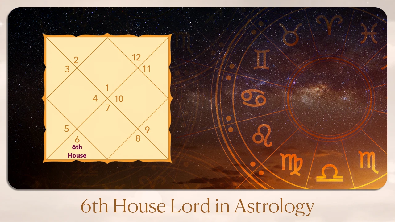 6th House Lord Meaning in Vedic Astrology
